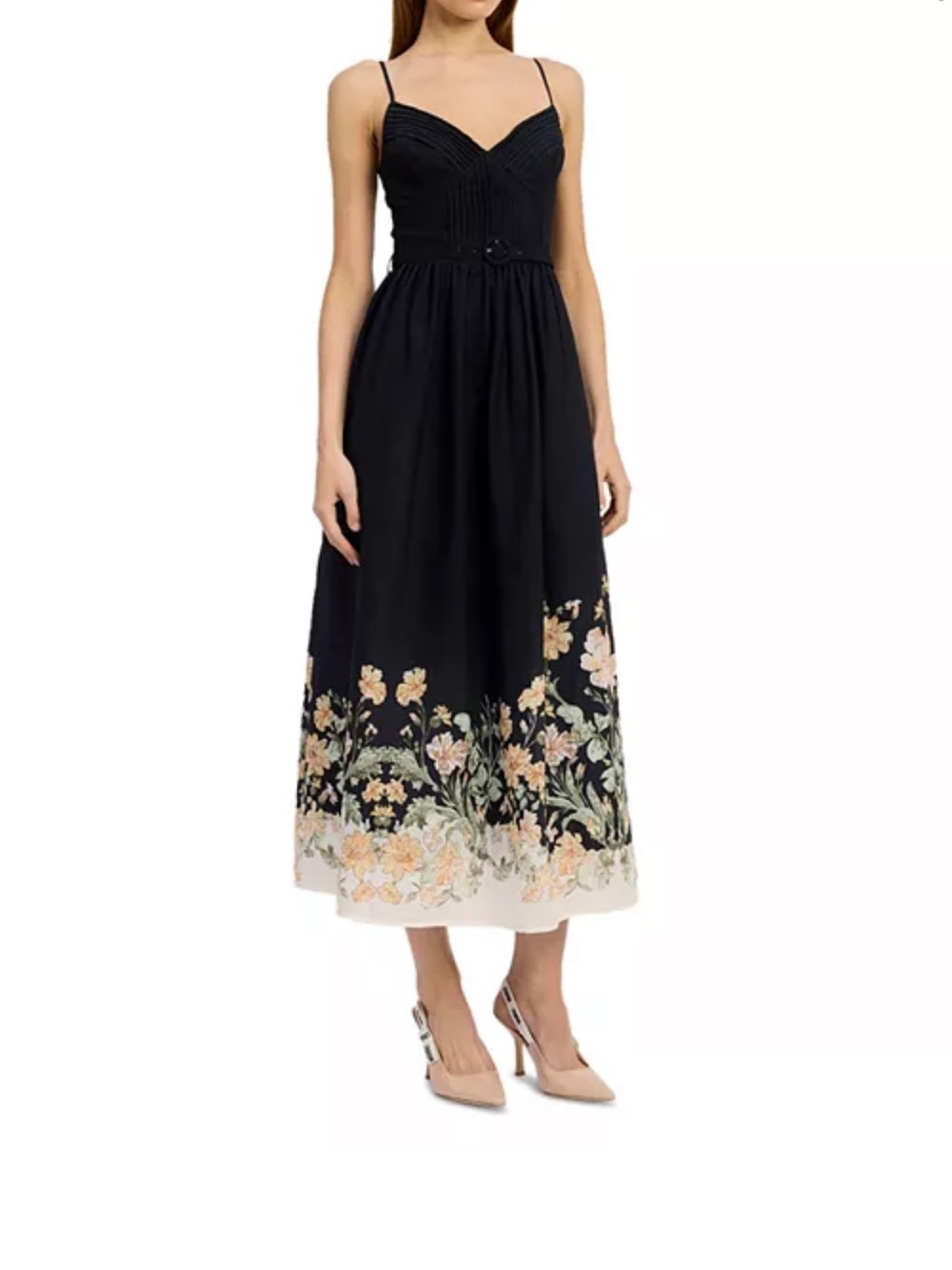 En Saison Iris Midi Dress Sz Small NWT